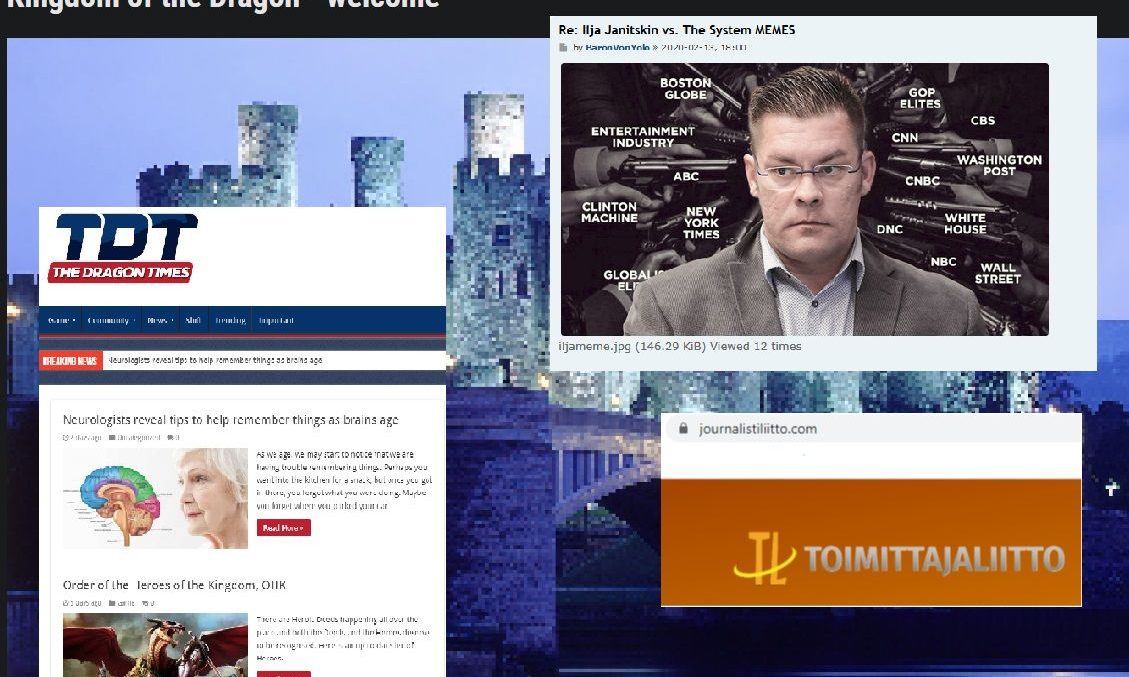 Virossa asuva suomalaisyrittäjä ja Kremlin propagandaa levittävä Toimittajaliitto yrittävät nyt hyötyä Ilja Janitskinin poismenosta