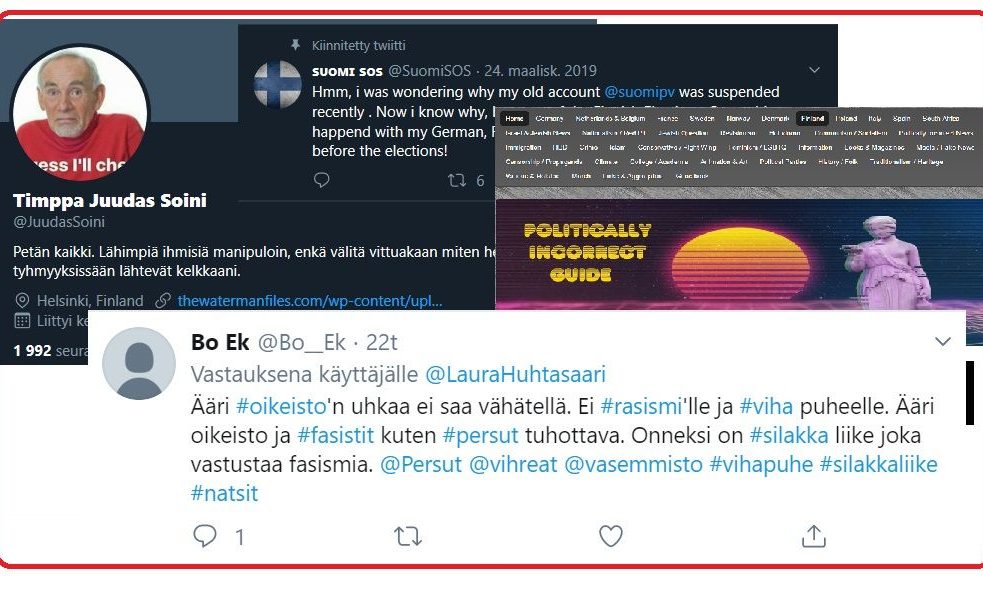 Suomenkielisissä Twitter-keskusteluissa on aktivoitunut joukko anonyymitilejä, jotka ruokkivat räyhäämistä esiintyen vuoroin äärioikeiston, vuoroin Silakkaliikkeenkin nimissä